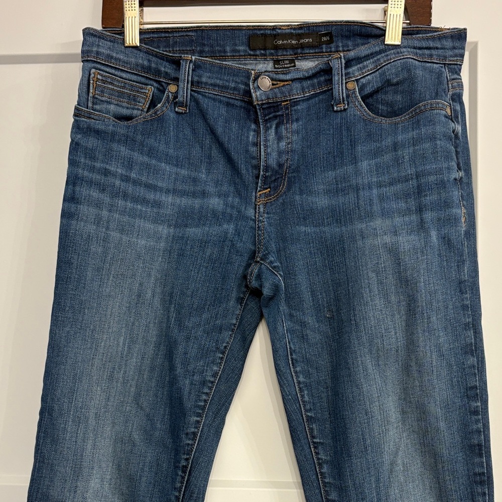 Calvin Klein Men's Dark Blue Slim Jeans